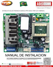 Manual CENTRAL ELECTRONICA MARCA PPA MOD.TRIFLEX CONNECT, Puertas y Portones Automaticos S.A. de C.V.